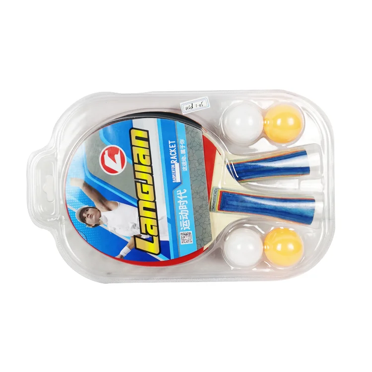 4 Balls Paddle Bat Ping Pong Table Tennis Racket Custom Rackets For Table Tennis