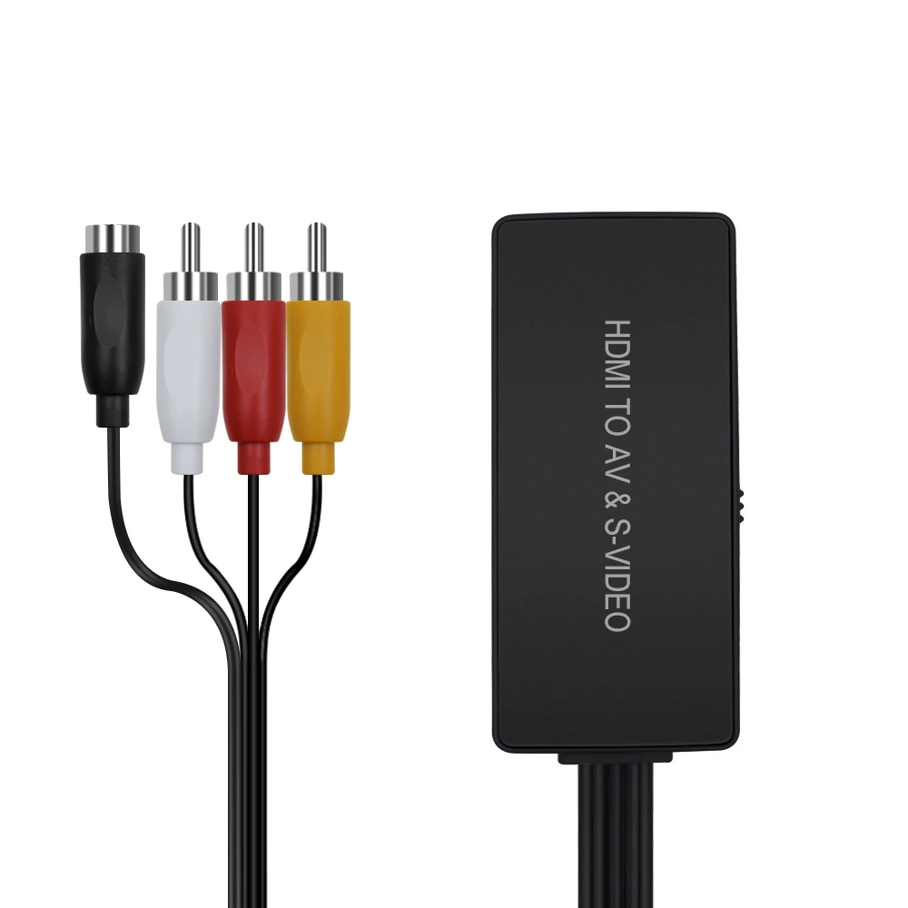 HDMI to AV Composite S-Video and audio Converter Adapter Cable