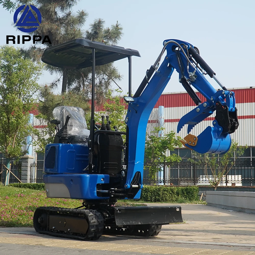 Hot Sale Micro Digger Machines CE Approved Small Digger Chinese 1ton Mini Excavators With Spare Parts