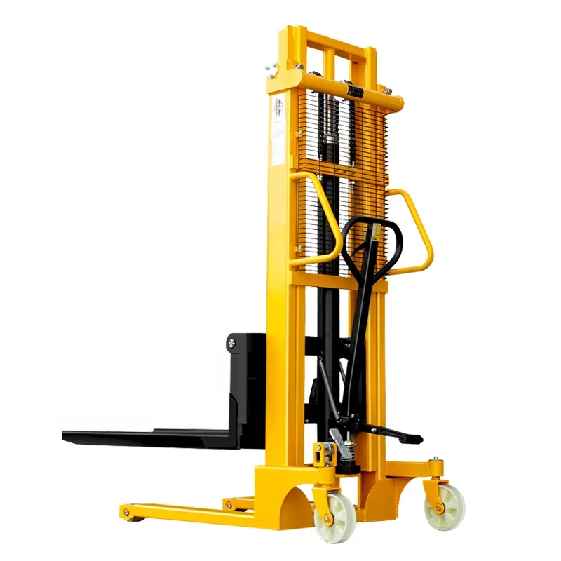 High quality c steel lifting height 1.6m 2m 3m manual hydraulic stacker
