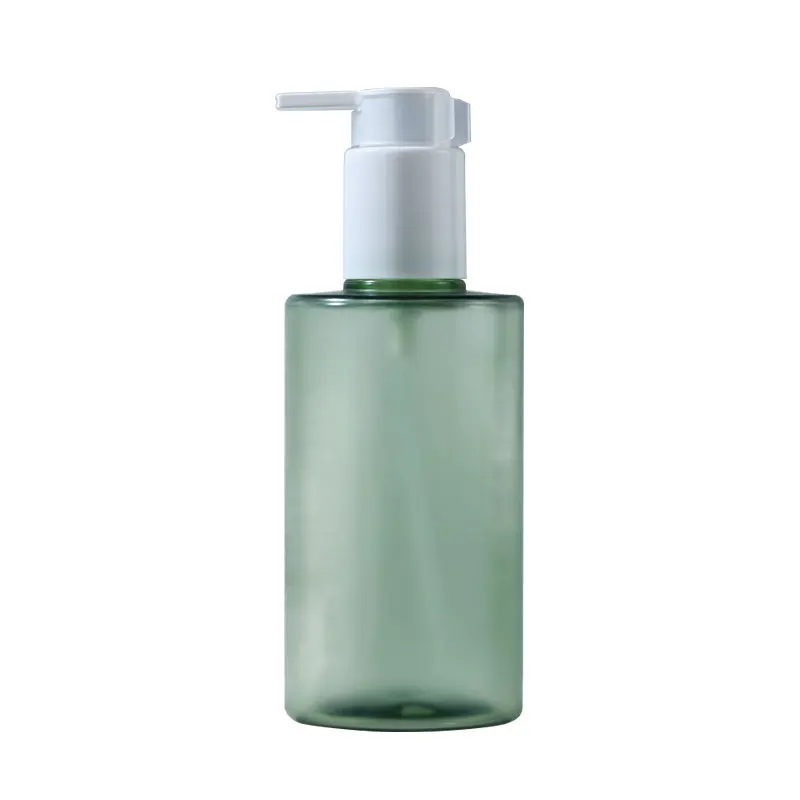 200ml PET thick wall dispenser pump matte bottle for facial cleansing