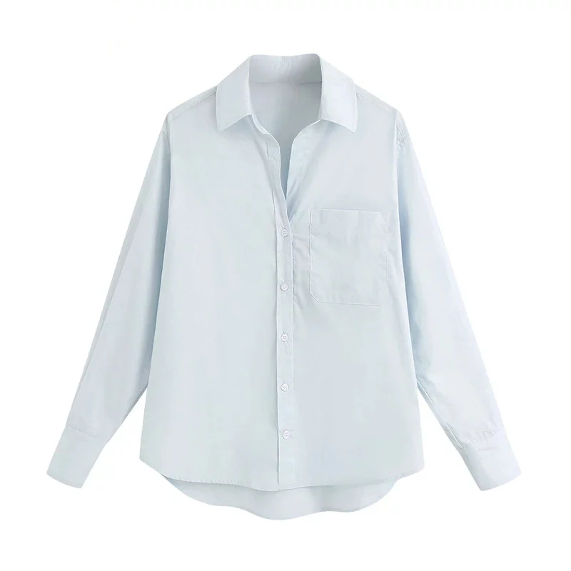 women basic solid white shirts long sleeve solid elegant office ladies work wear blouses in stock