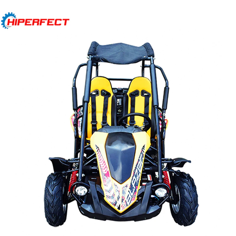 2 seater gas teenager adult pedal racing go kart buggy