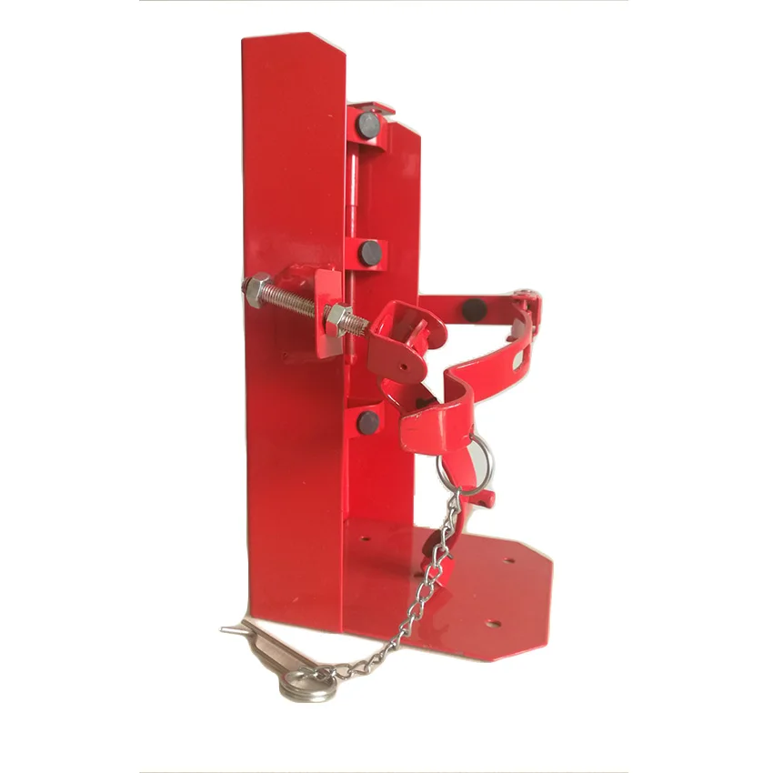 High quality red 4 kg~9 kg  Fire extinguisher Steel Bracket, Wall Mount extinguisher hold car use