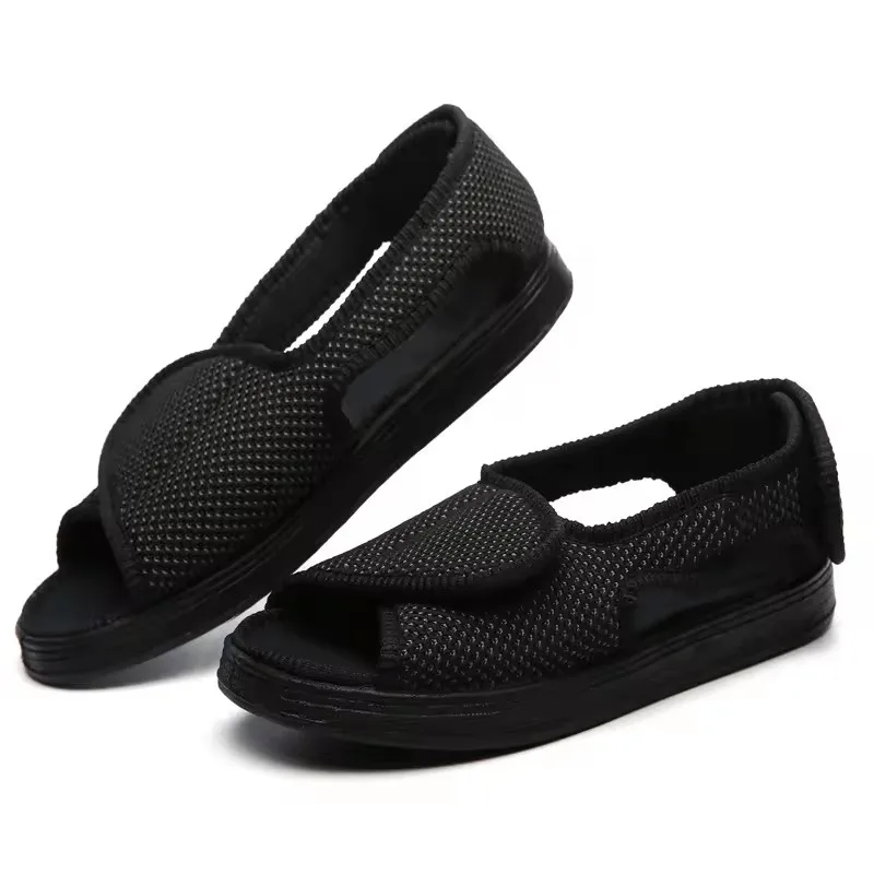 Unisex Medical Orthopedic Slippers New Design Summer Outdoor Comfy Cool Diabetic Shoes Autumn Stretch Fabric Rubber Fabric
