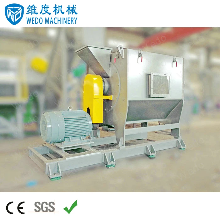 On Sale In Sepetember Air Cooling 50kgs Waste Nylon Crusher Film PP PE Recycling Machine