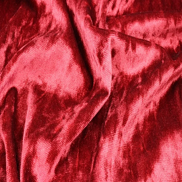 Eco-friendly Crushed Velvet Fabric 0.5mm Pile Height Spandex Korea Velvet From China
