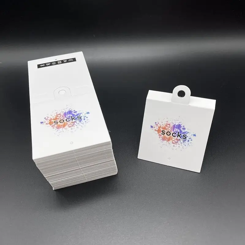 Custom Shape Printing Label Hang Tags For Clothing