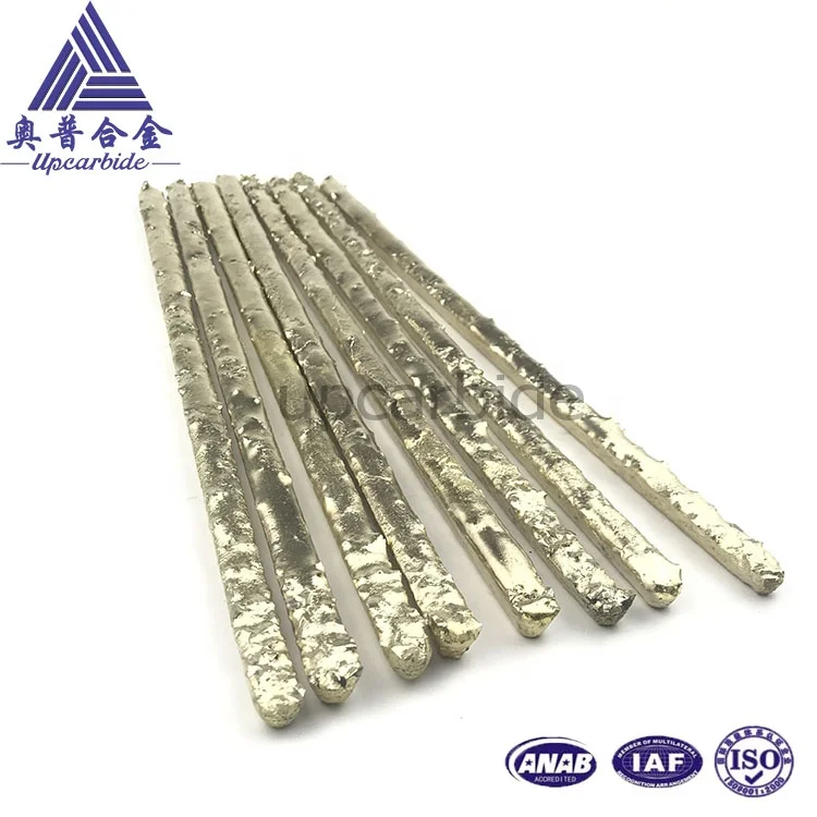 Hardfacing YD Copper Tungsten Carbide Composite  Rods Copper Or Nickel  Cemented Carbide Composite Welding Rods