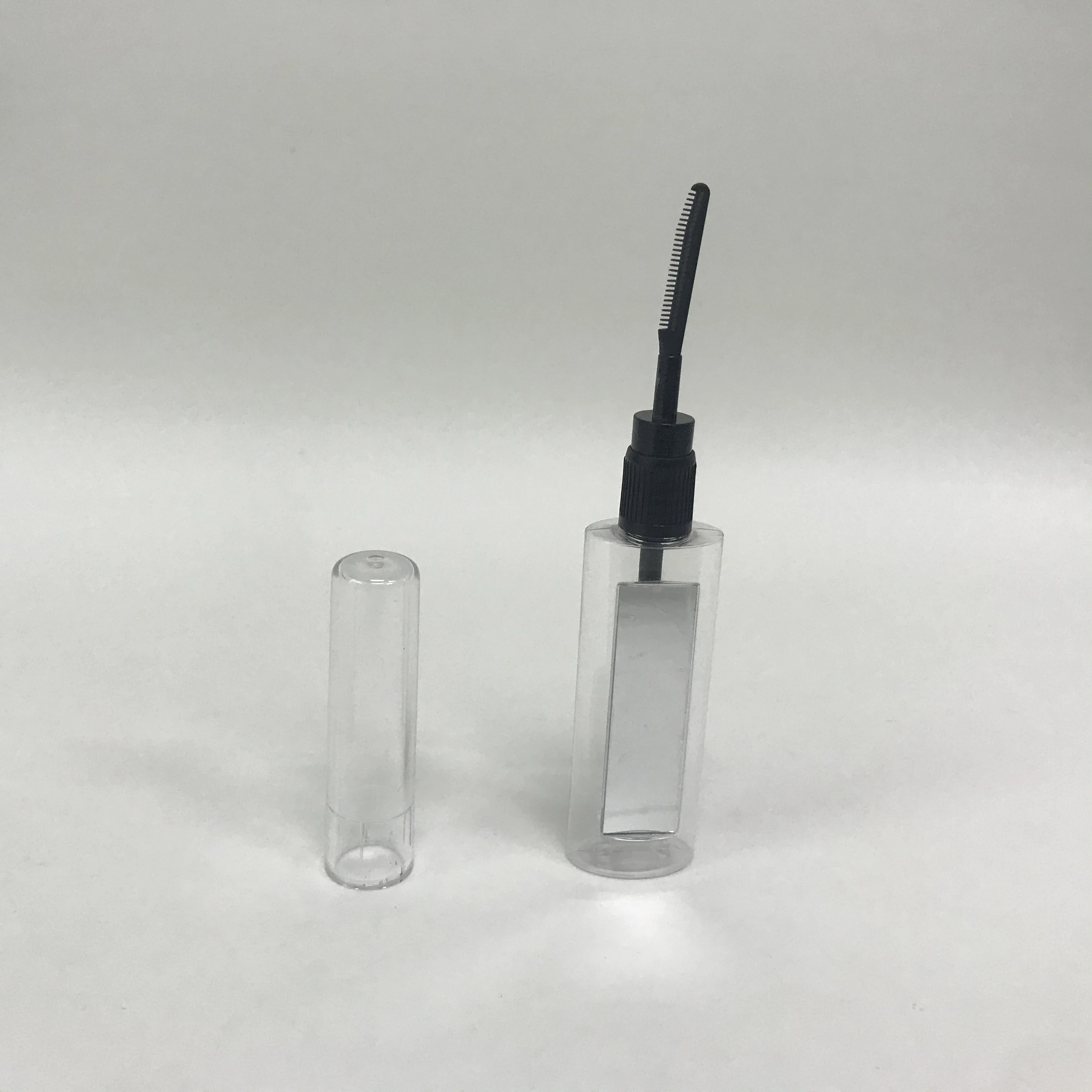Empty Eyelash Packaging With Mirror Empty Eyelashes Tubes Clear Mascara Tube Bottles Mascara Extension Brush Cosmetics Tube 10ml