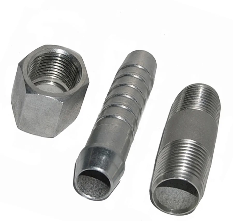 Manufacturer Carbon Steel Pipe Nipple Barrel Nipple Thread Polished Nipple Pipe Fitting