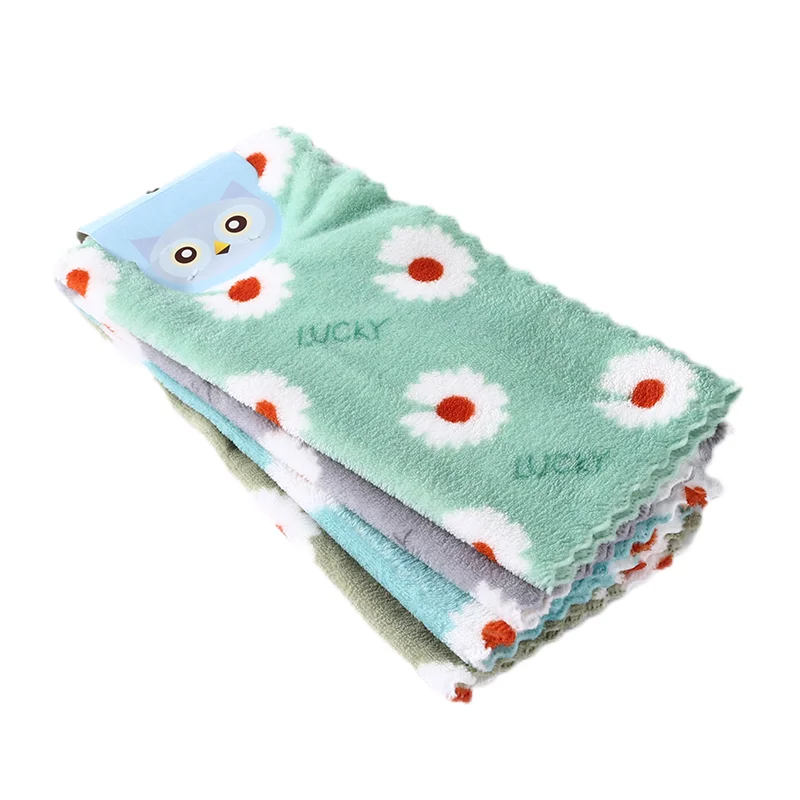 HUADU Microfiber Waffle Weave Kitchen Towels Dish Cloth Opp Bag Customized Square Cleaning Towel 3 PCS 16inch X 24inch 30cm*40cm