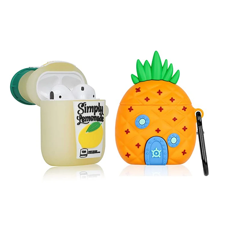 2021 3D Factory Manufacturer Designer Luxury Portable Protective Cover Case for Apple Airpod 1 2