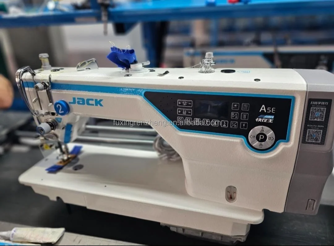 Лидер продаж швейная машина Jack A5E-A lockstitch может регулировать работу машины в соответствии с сшиваемым материалом.