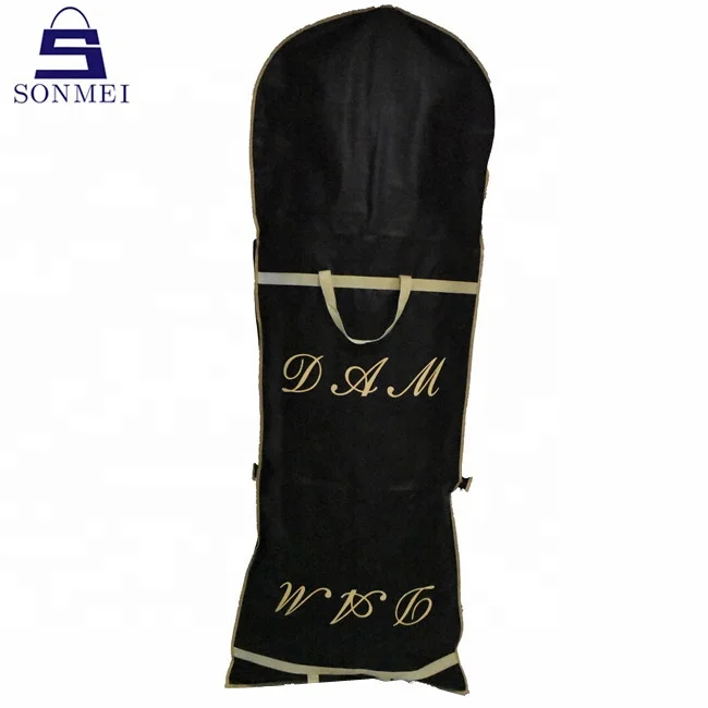 Dustproof folded non woven wedding garment dress reusable garment bag