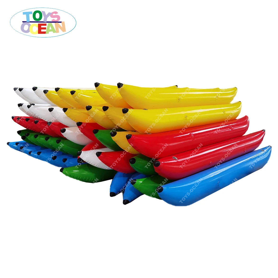 inflatable banana tubes floating water bike buoy