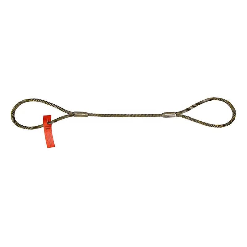 Поставка Hanes (HSI), Проволочный Трос с одной ножкой и вертикальной номинальной емкостью | Фламандские концы петли «глаз-глаз»