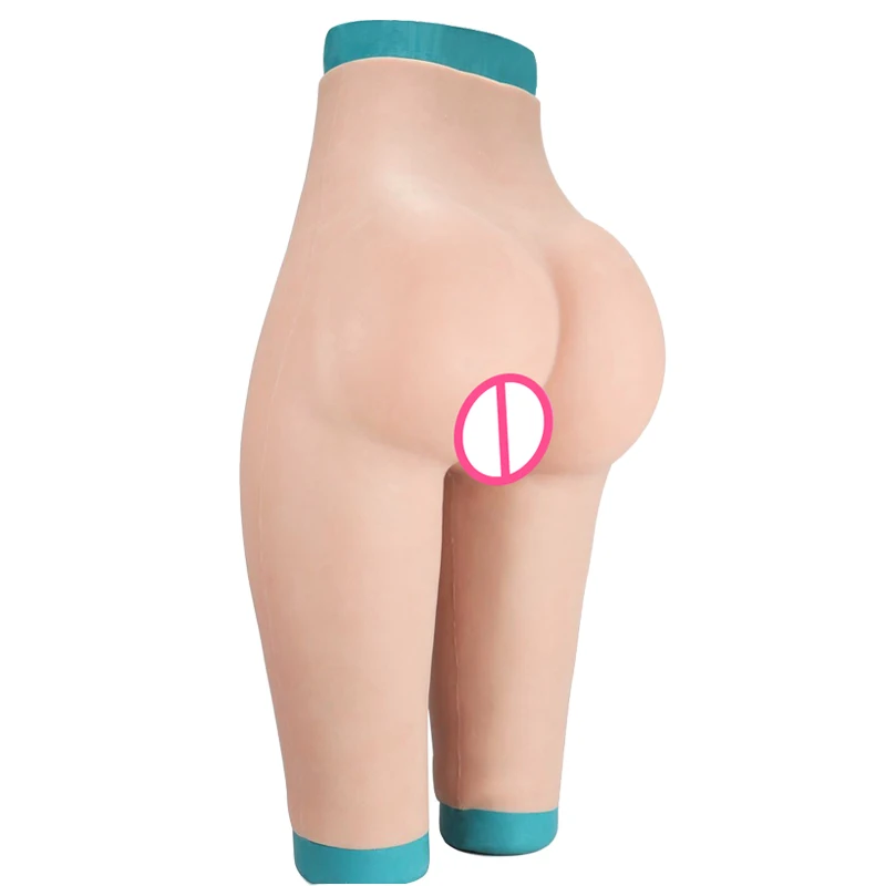 Men Silicone Hip Pad Enhanced Thickening False Vagina Trousers Cosplay Dress-up Big Ass Underwear Plus Oversized Silicone Pants