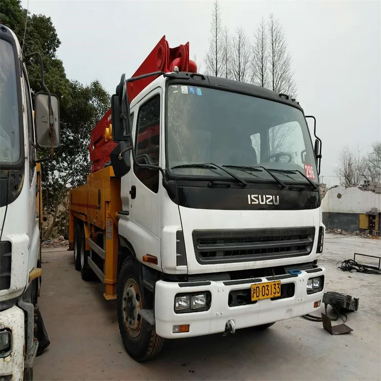 used putzmeister concrete pump truck with reliable quality and condition cheap for sale