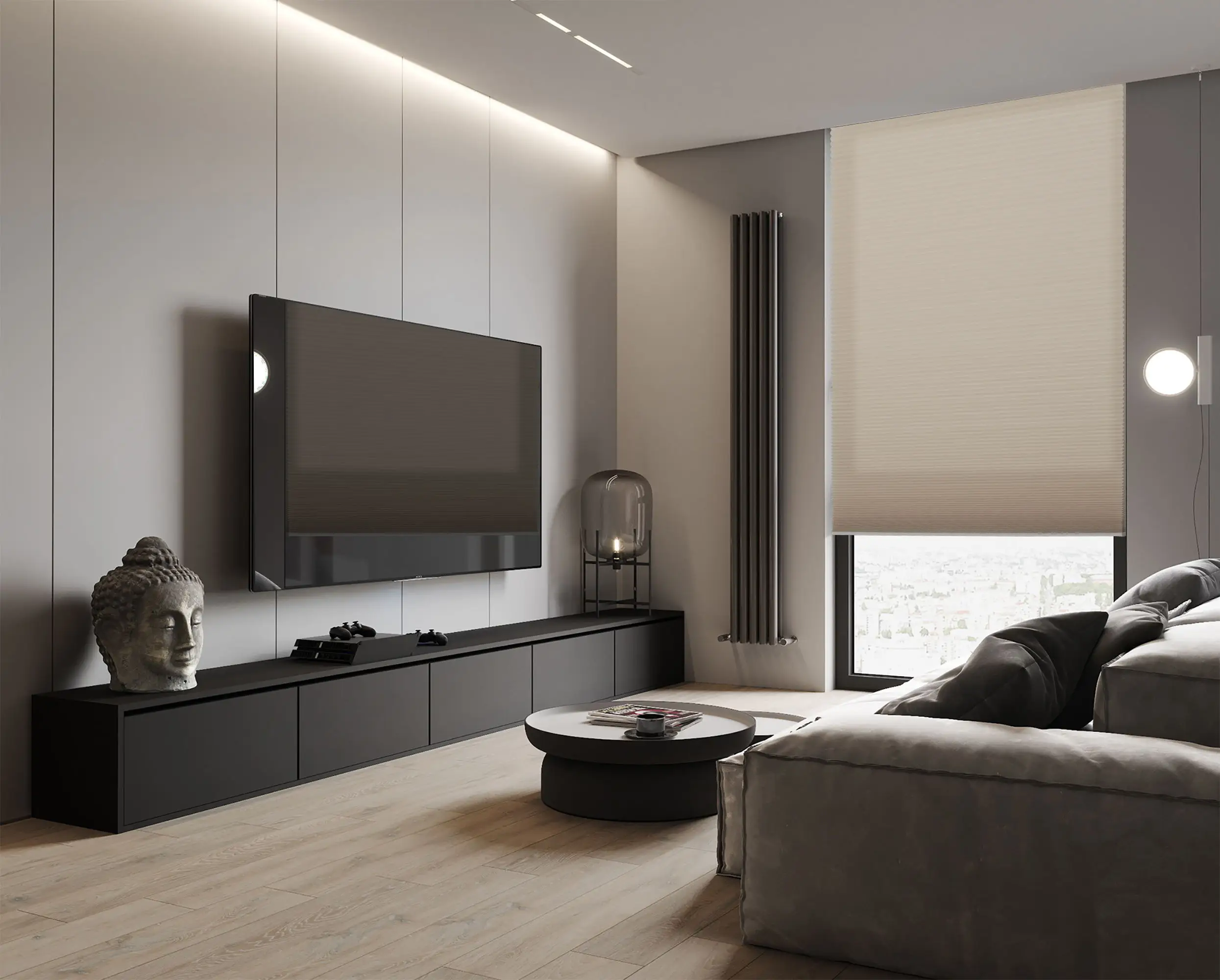 Chinese Blinds Wholesale Polyester skylight fabric window Honeycomb blinds cordless