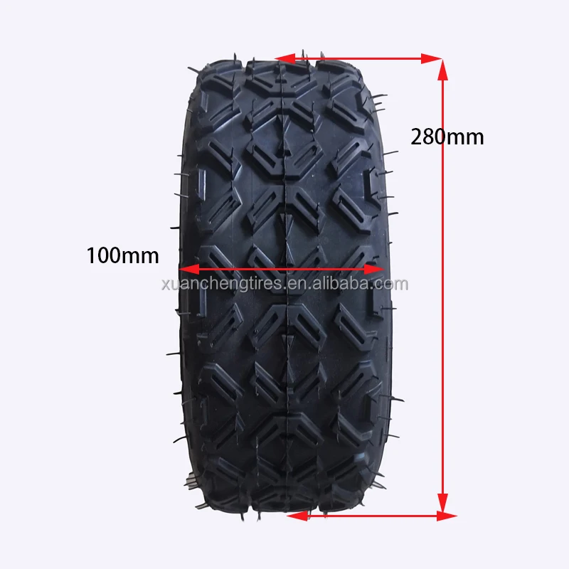 Small scooter tubeless 10*4.00-6  electric bike tyres