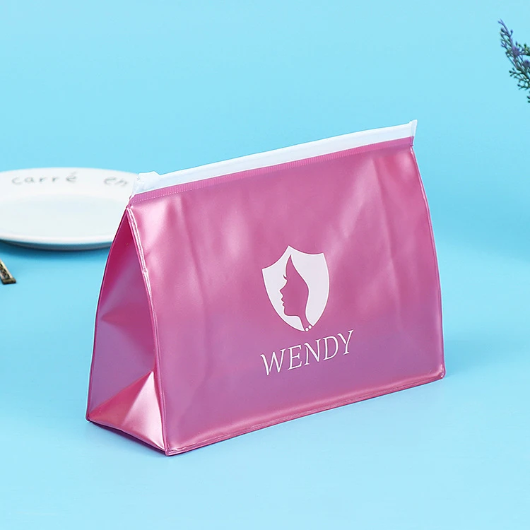 Custom Clear PVC Travel Toiletry Bag Transparent Cosmetic Bag Travel Clear PVC Make UP Bag