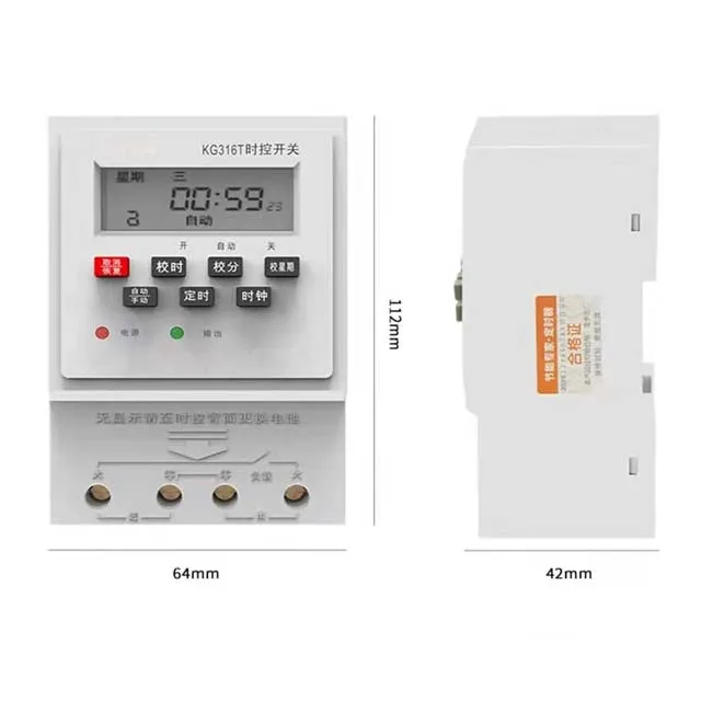Microcomputer time-controlled switching power supply timer 220V automatic power-off time and space street lamp time control kg31