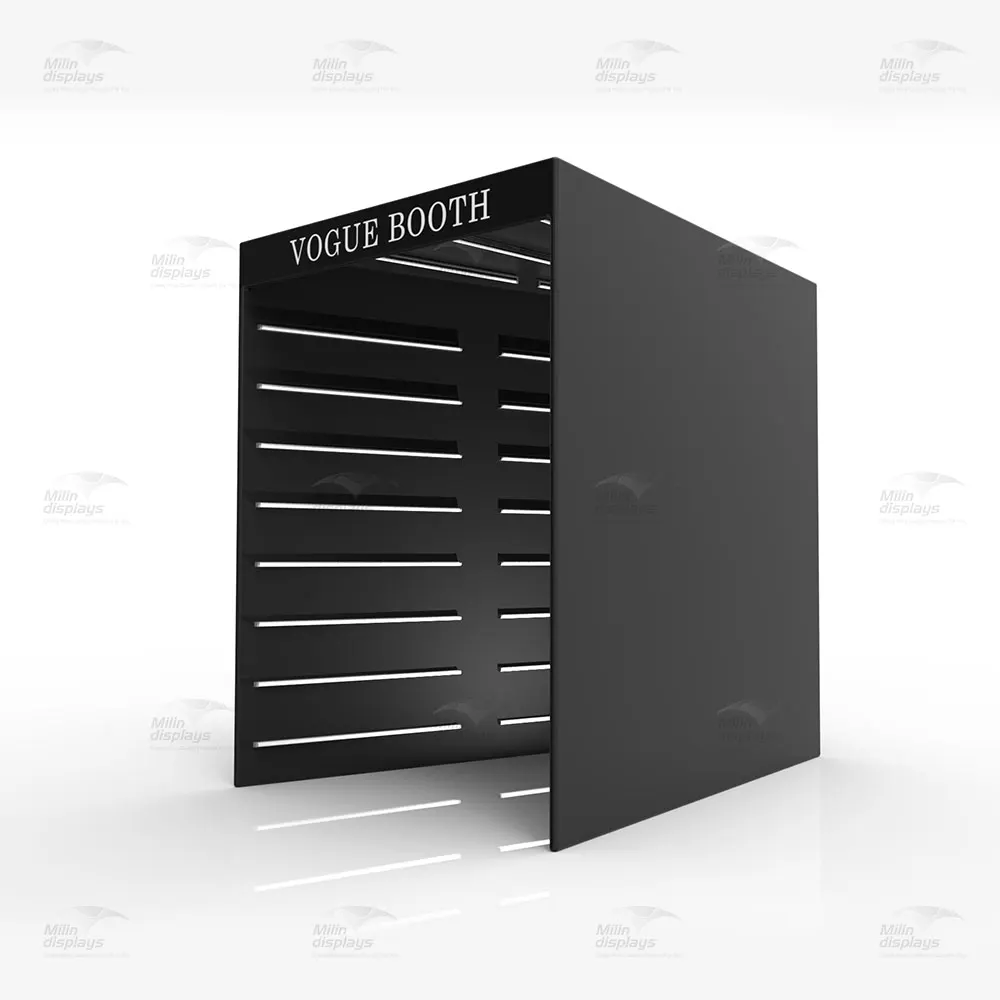 Hot Sale Portable Led Lights Fabric Vogue Booth  360 Photo Booth Enclosure Backdrop for Party