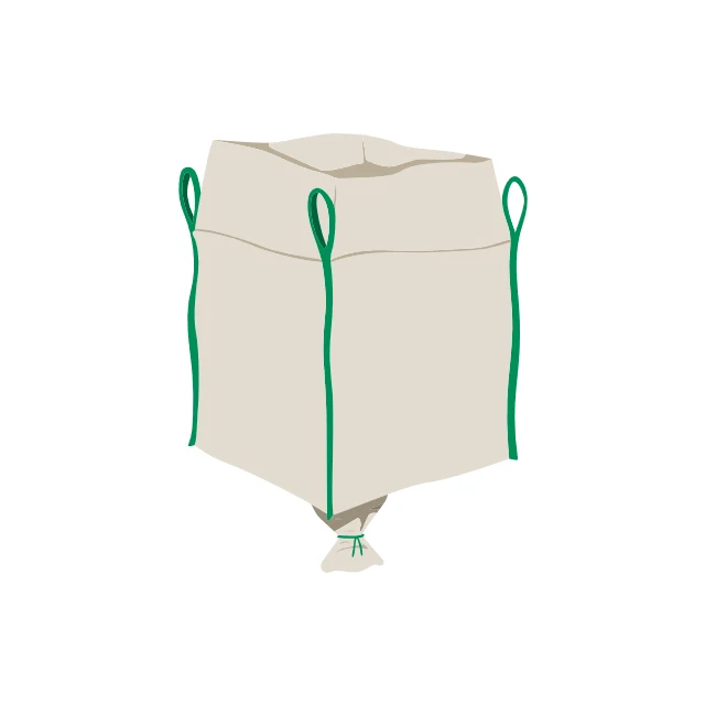 1 Ton 1000kg  PP Jumbo Bag Bulk Big Fibc Super Sakcs for Concrete Sand Coal Recycling