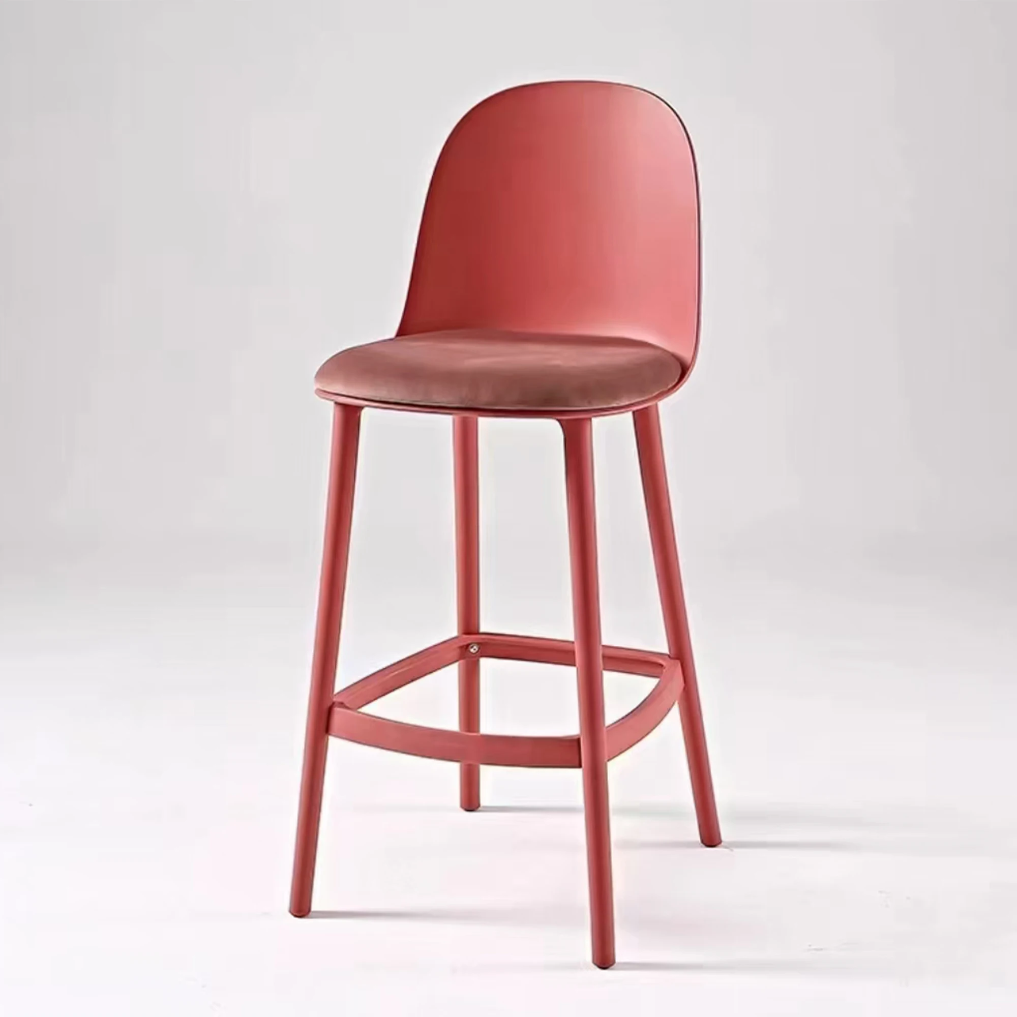 Restaurant Bar Stool Bistro Chair Sillons bar Chair Stool Base Metal Modern Chair