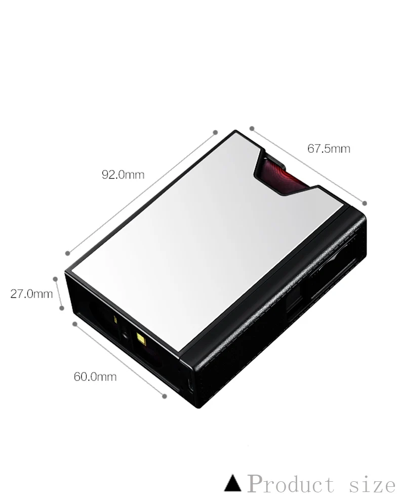  CC262042 Алюминиевый USB-портсигар для зажигалки нагревательный провод пластиковый табачный зеркальный металлический контейнер сигарет 20