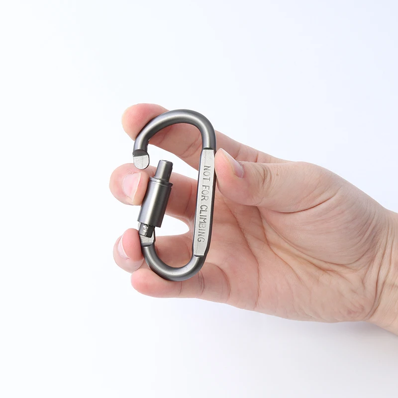 
5pcs Outdoor Camping Aluminum Carabiner Hunting Equipment Survival Kit Lock Tool 