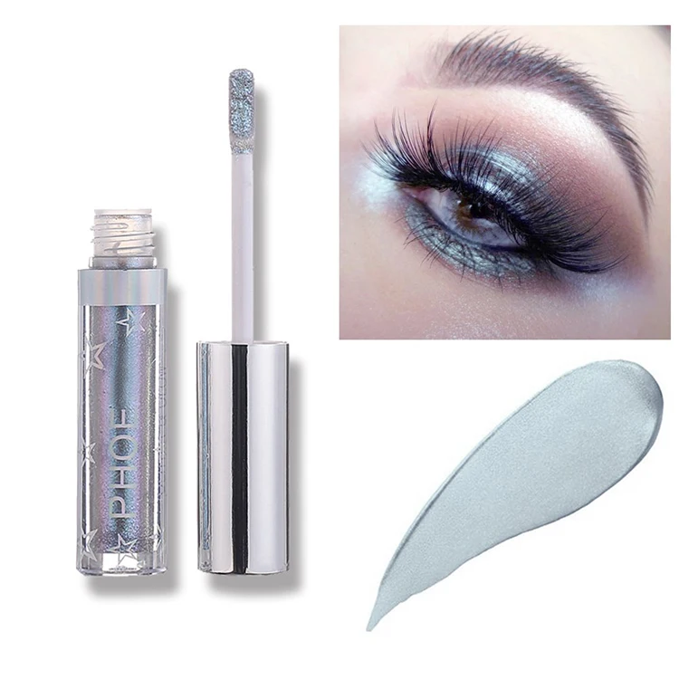 
Different Color Pocky Size Water-Tight Metallic Glitter Sparkling Effect Delicate Sequins Liquid Eye Shadow 
