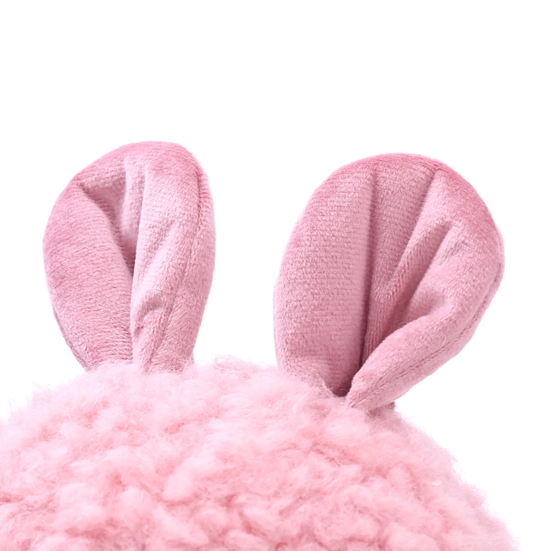 The new baby girl outdoor windproof cartoon cute toddler winter warm baby hat