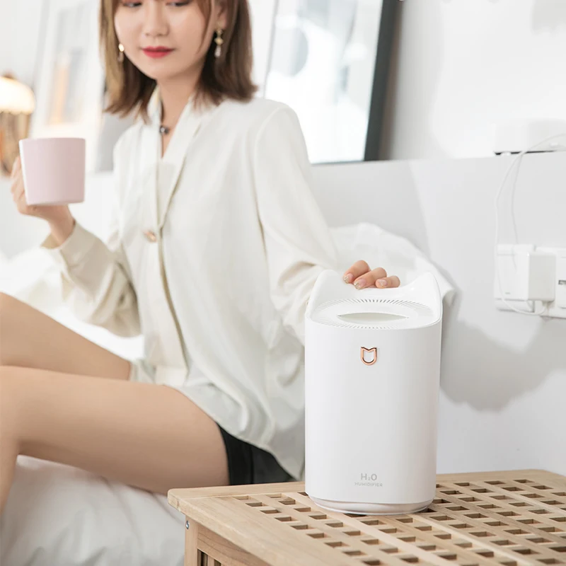 drop shipping Double nozzle spray Fresh Ai Oil Diffuser Electric Humidifier  3.3L