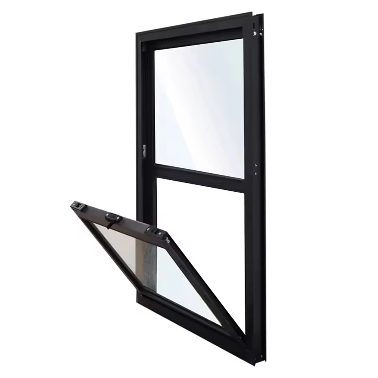 Intelligent remote control Window Modern Design Custom Automatic Vertical Slide Windows Aluminum Electric Lift Up Window