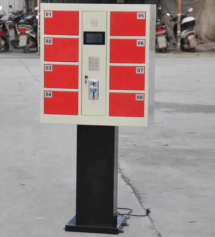 YL mobile phone charging station locker smart cell phone charging locker phone charging lamp cabinet support ODM/OEM