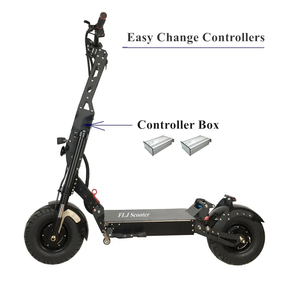 EU stock K6 FLJ scooter electric with 80-250km range 6000W fat tire 13inch 80Ah battery electric scooter free shipping