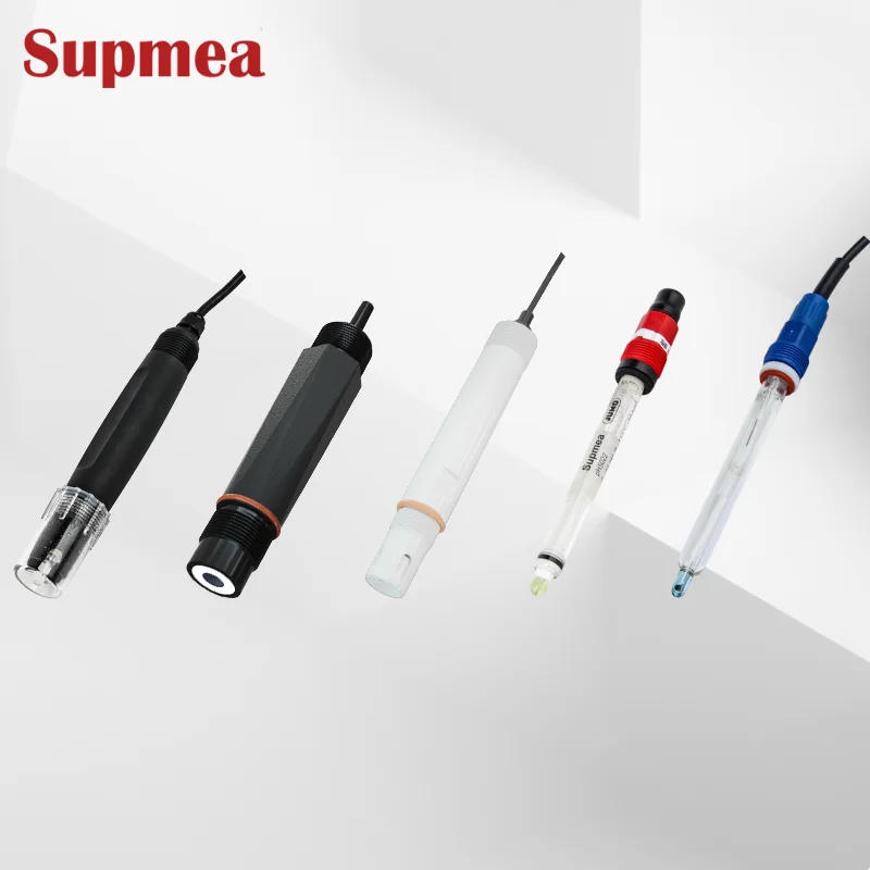 High precision industrial ph probe meter electrode temp transmitter
