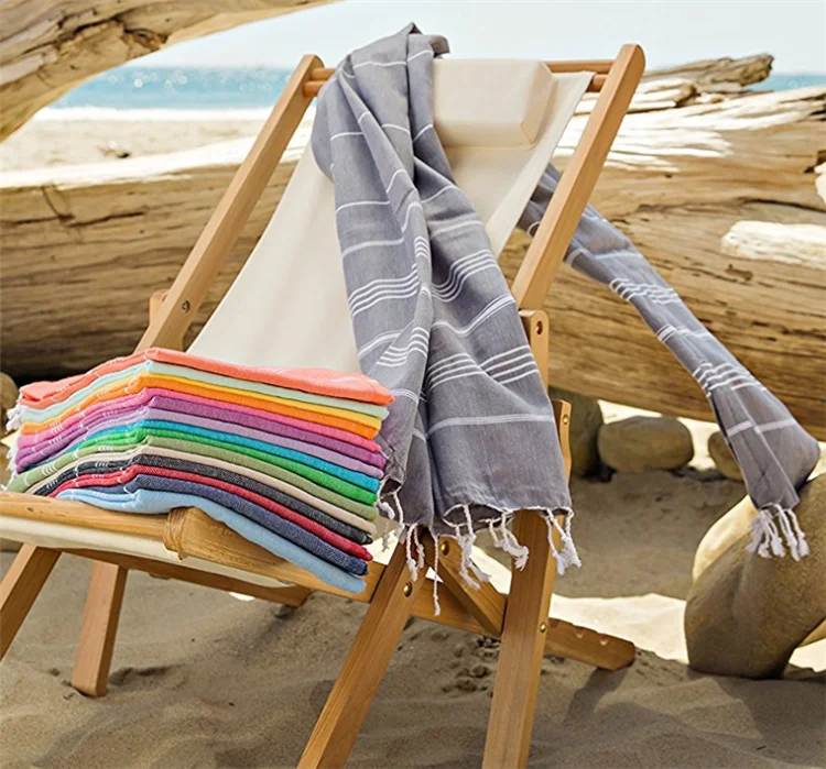 Экологичное турецкое пляжное полотенце