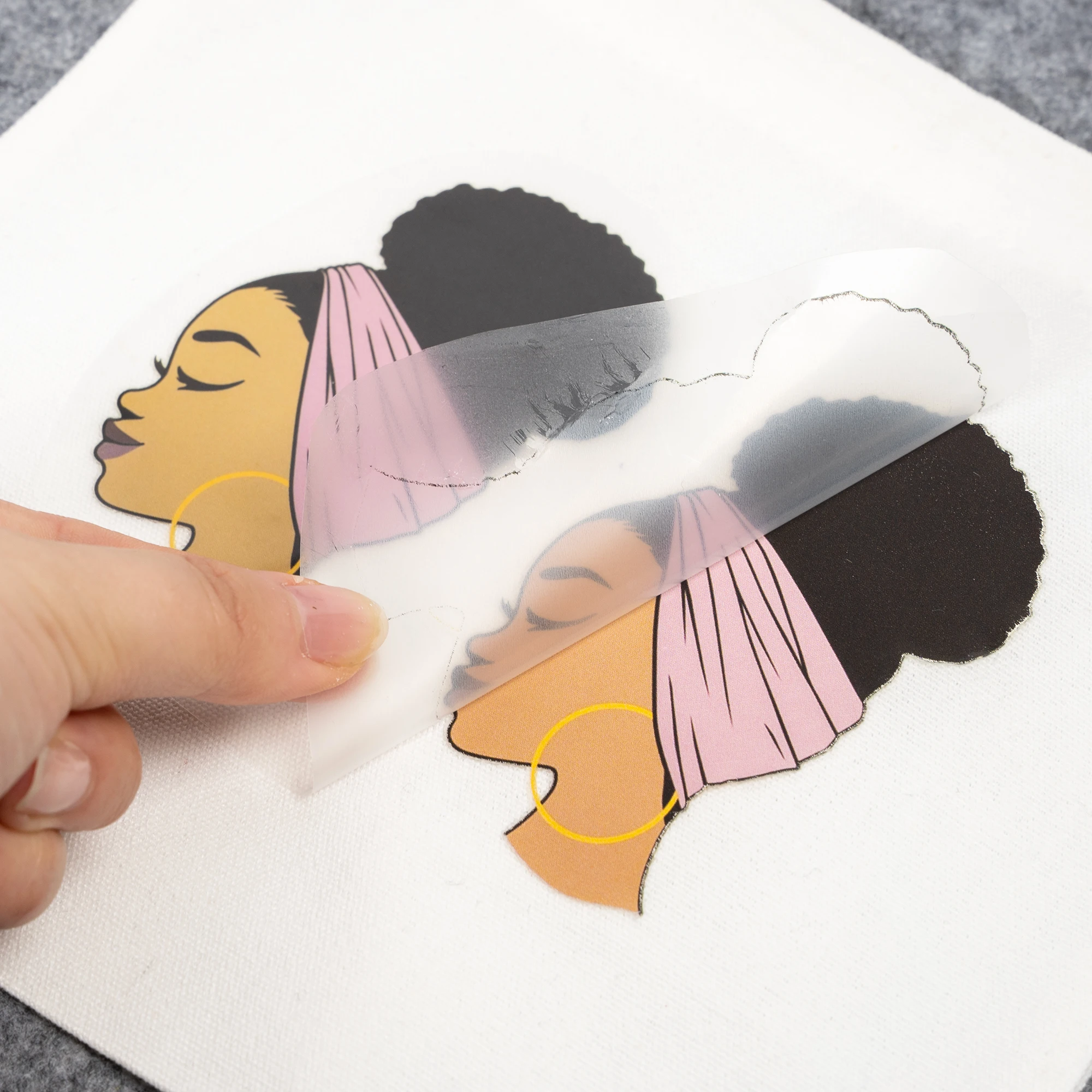 Custom Heat Transfer Printing Stickers Iron On Vinyl Labels Plastisol Heat Transfer Designs For T Shirts