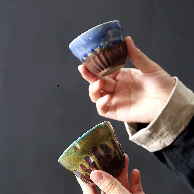 MSH Hot Sale Arabic 120ml Handmade Japanese Style Ceramic Espresso Cup