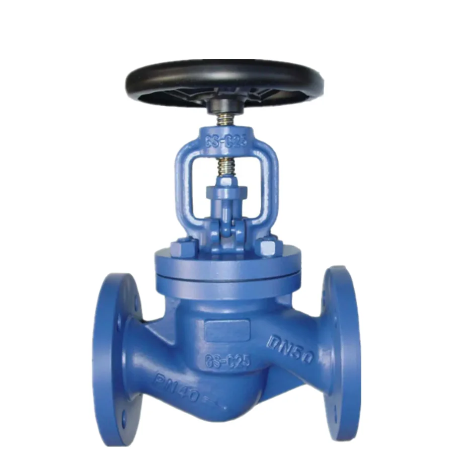 Steam Globe Valve DN50 Bellow Seal Type Cast Iron TWS Manual Valve Oil & Refineries /water /steam /ndustry 3 Years EN 1074