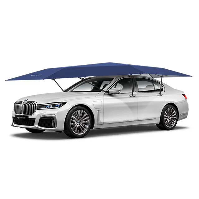 Guangdong factory 5.2m High quality  Car sunshade tent outdoor full automatic umbrella shade