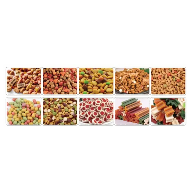 Standard Production Process Aquatic Animal Pet Domestic Cat Food Fish Feed Making Machine Full Production Line