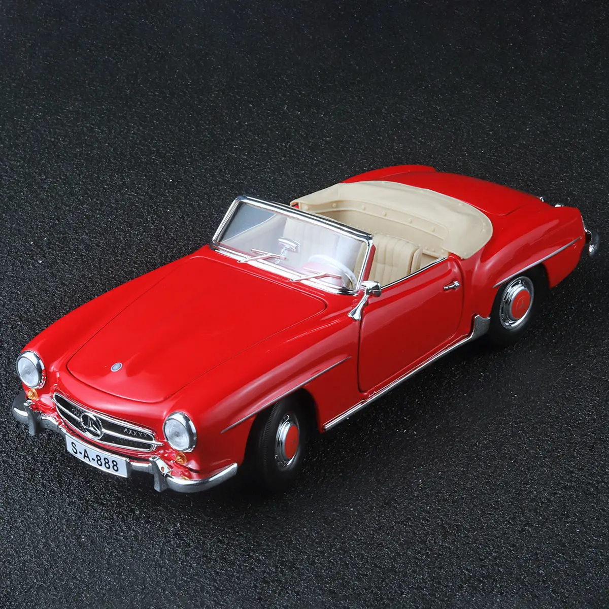 Maisto 1:18 Mercedes-Benz 190 alloy car model retro classic car collection toy decoration live hot sale