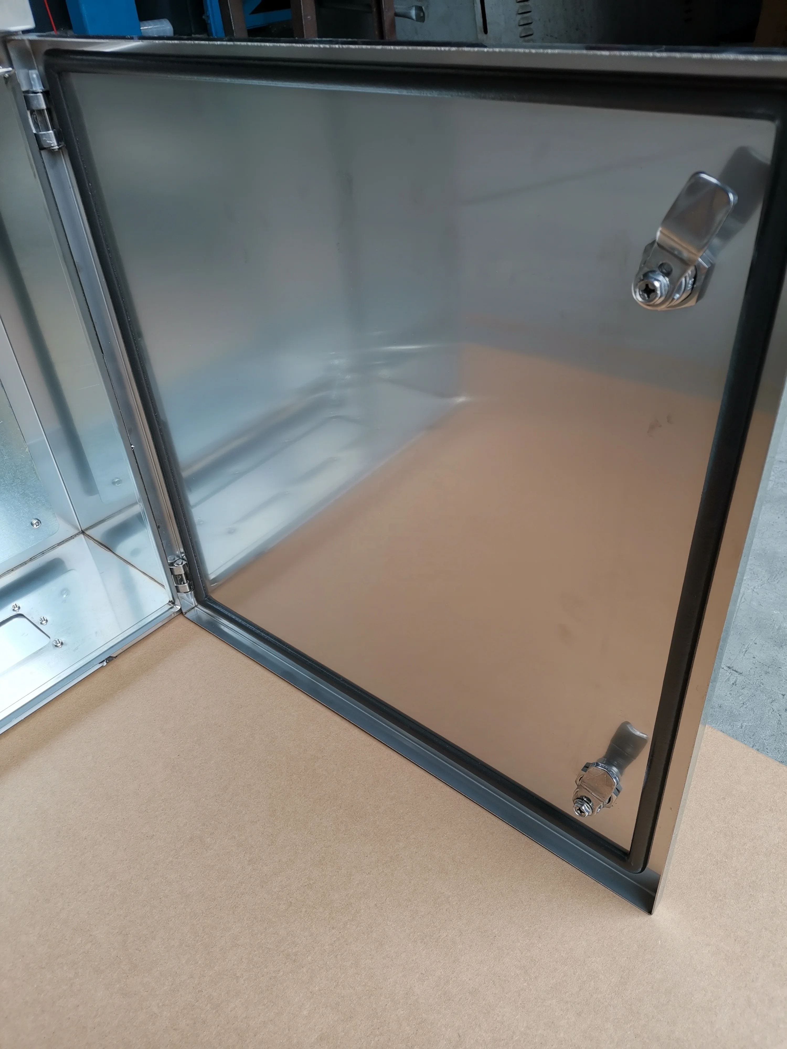 waterproof IP65 custom slop 316  stainless steel enclosure electric control junction meter box