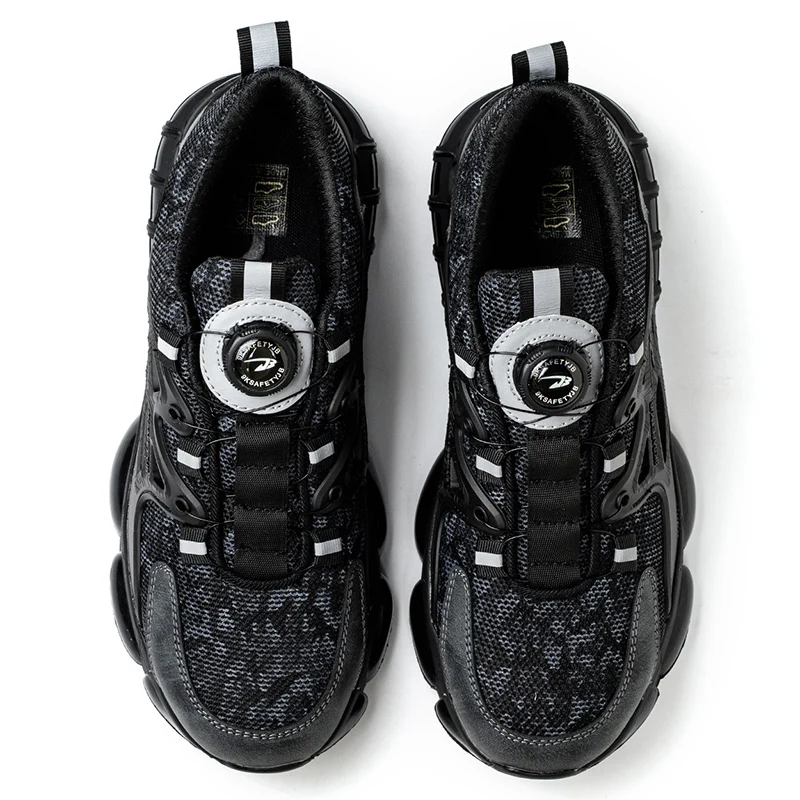 AMAWEI men safety shoes safety Sneakers indestructible steel toe shoes 678