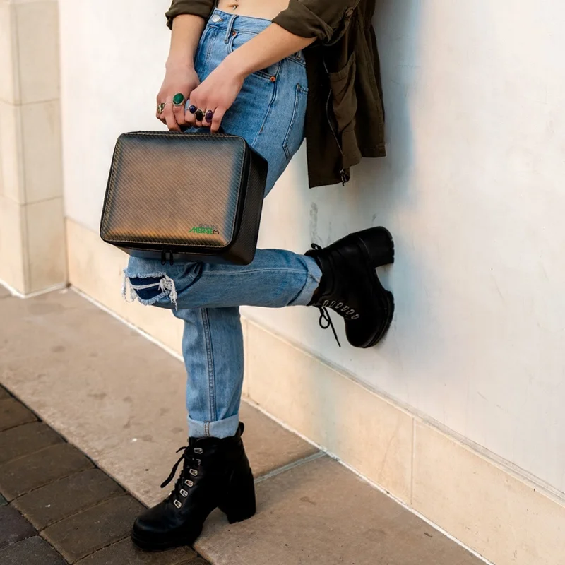 Mergeboon custom smoking stash bag smell proof with combination lock smell proof bag