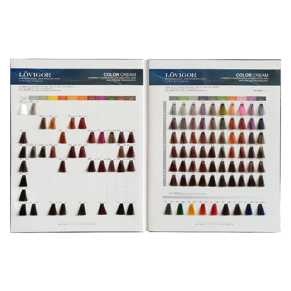 Hot Sale Professional Salon Use Hair Color Cream Less PPD Fast Coloring With 64 Colors